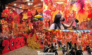 Nhộn nhịp không khí mua sắm Tết trên các tuyến đường tại TP. HCM