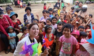 'Hoa hậu Việt Nam' Tiểu Vy mang dự án cộng đồng giúp đỡ những hoàn cảnh khó khăn