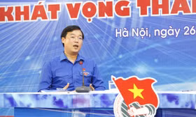 Anh Lê Quốc Phong, Ủy viên dự khuyết BCH T.Ư Đảng, Bí thư thứ nhất BCH T.Ư Đoàn. Ảnh: Như Ý