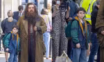 Harry Potter hé lộ cảnh quay đầu tiên và bí mật về chiều cao khủng của bác Hagrid
