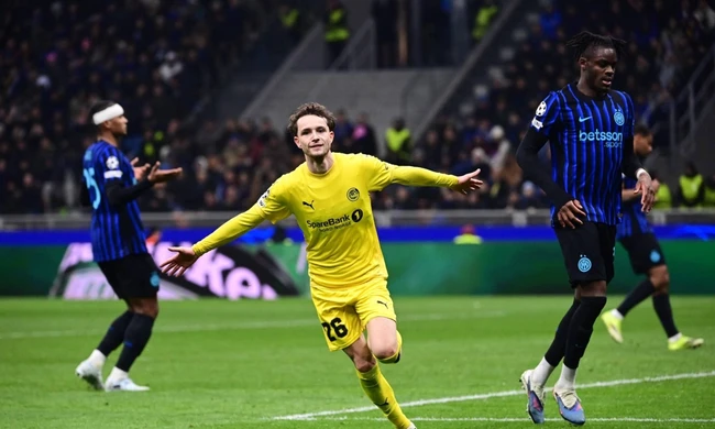 Inter bị đội bóng tí hon Bodo/Glimt loại khỏi Champions League 