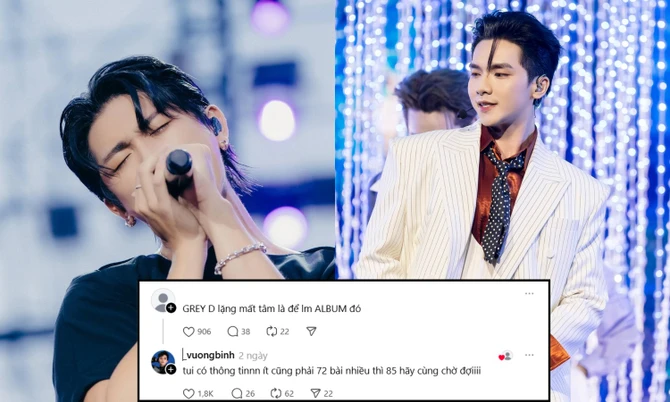 Sau AMEE, đến lượt GREY D tái xuất, đến cả Vương Bình cũng phải “tiết lộ hộ”?