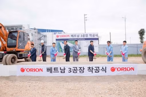 Orion khởi công nhà máy Yên Phong 2C - Bước tiến mới trong chiến lược phát triển bền vững tại Việt Nam