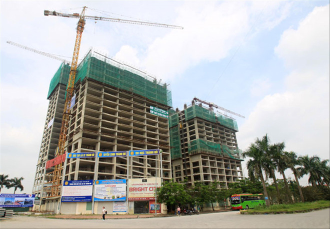 Dự án NƠXH Bright City (Hoài Đức, Hà Nội) người dân không được vay ưu đãi do chủ đầu tư đã thế chấp dự án tại ngân hàng