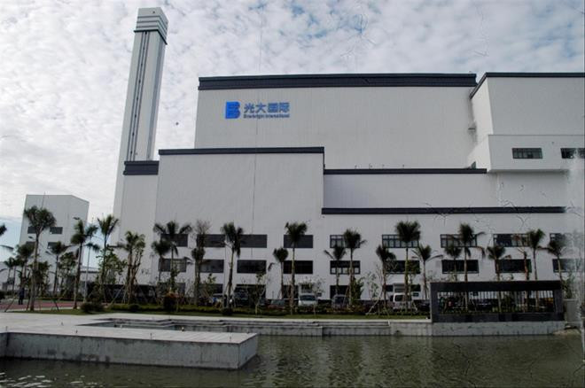 Nhà máy đốt rác phát điện Cần Thơ. Ảnh: CK 