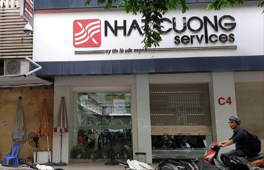 Một cơ sở của hệ thống Nhật Cường Mobile đóng cửa