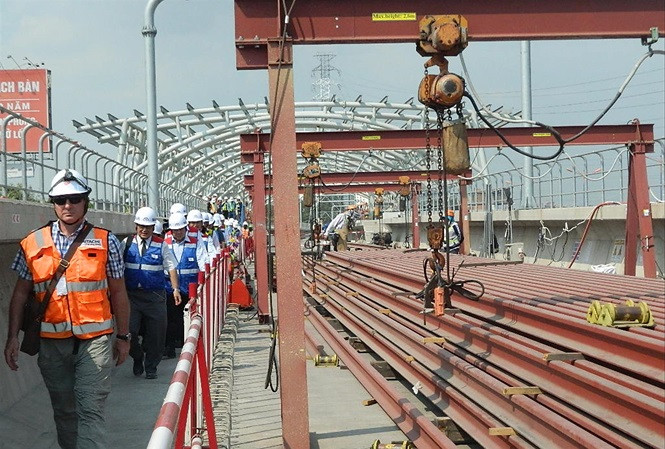 Dự án tuyến metro số 1 bị ngưng giải ngân vốn đầu tư nhiều năm qua do đang làm thủ tục điều chỉnh dự án, điều chỉnh tổng vốn đầu tư