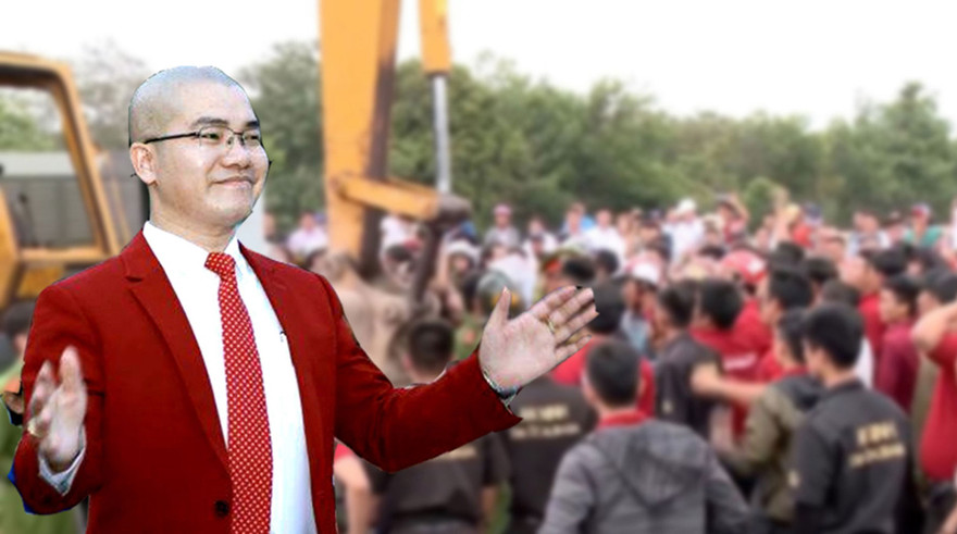 Nguyễn Thái Luyện, Chủ tịch HĐQT Công ty Cổ phần Địa ốc Alibaba đã tự vẽ các dự án không có thật lừa khách hàng.