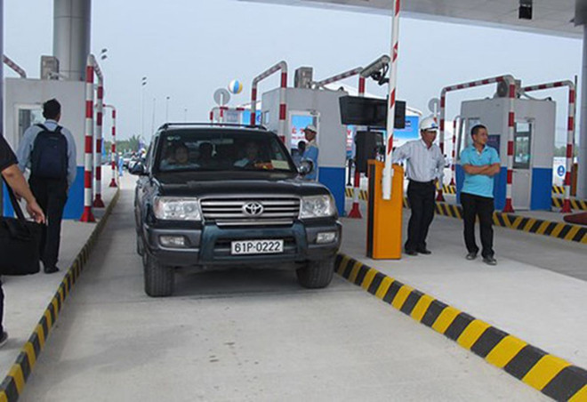 Trạm thu phí BOT Dầu Giây. ảnh: PV