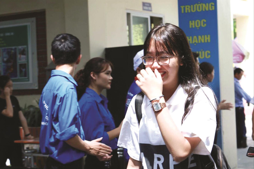 Dù chưa lọc ảo nhưng nhiều thí sinh đã biết mình trúng tuyển ĐH 2019.Ảnh: Nghiêm Huê