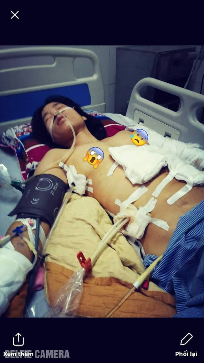 Chị Hoàng Thị Dung bị đâm thấu ngực, đứt hai đầu tụy