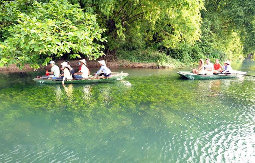 Vẻ đẹp ở Tràng An ( Việt Nam). Ảnh: TTXVN 