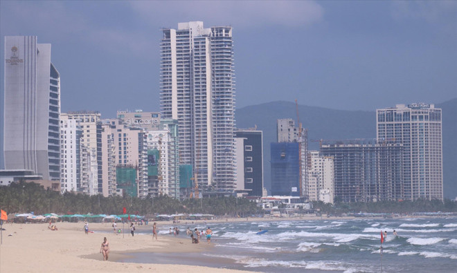 Một góc thành phố Đà Nẵng ở phía đông phát triển “nóng” trong thời gian qua