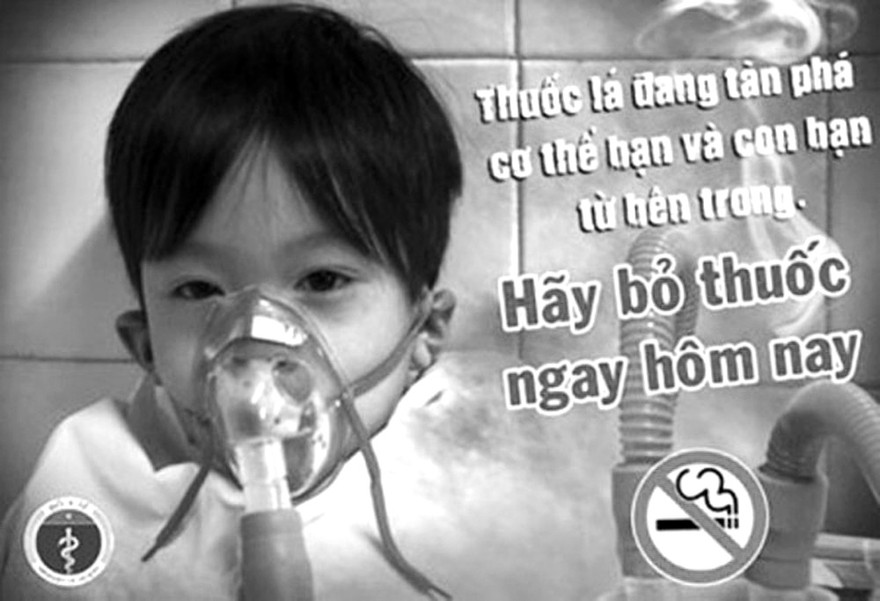 Hút thuốc lá thụ động ở trẻ em là nguyên nhân gây ra nhiều bệnh nguy hiểm