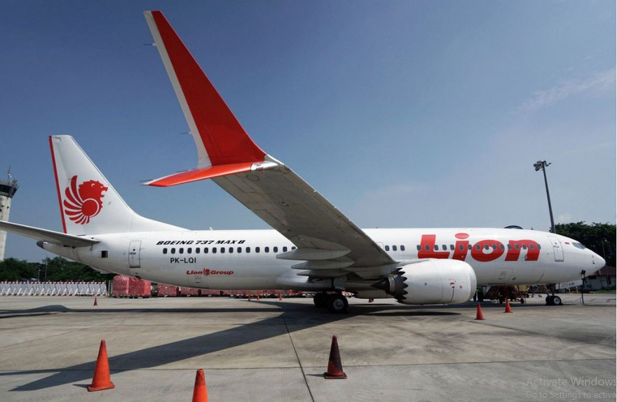 Một máy bay 737 MAX của hãng Lion Air. ảnh: Bloomberg