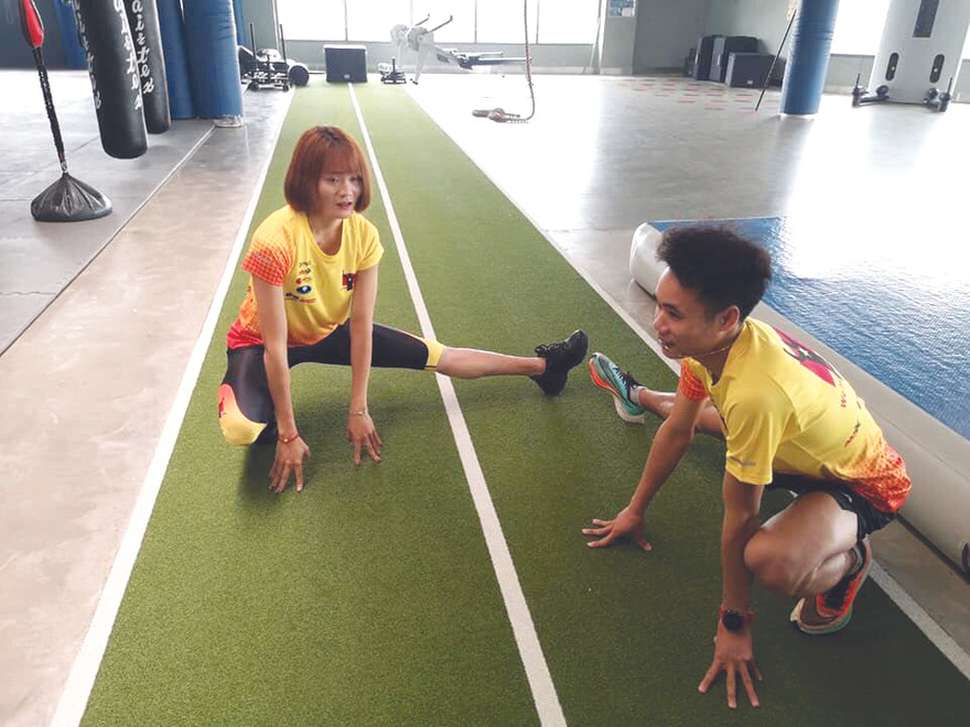 Quách Thị Lan nỗ lực tập luyện cho mục tiêu giành vé dự Olympic 2020 