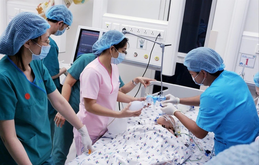 Sức khỏe hai bệnh nhi đang ổn định