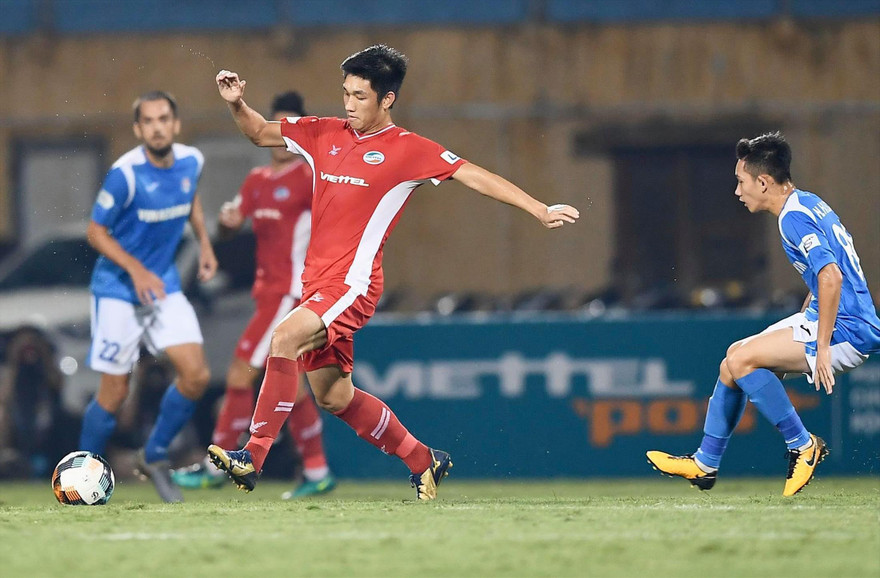 Viettel tạm dẫn đầu bảng xếp hạng V-League 