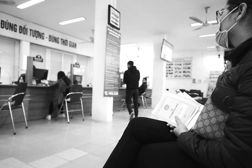 Người lao động làm thủ tục hưởng các chế độ BHXH tại Hà NộiẢnh: Như Ý