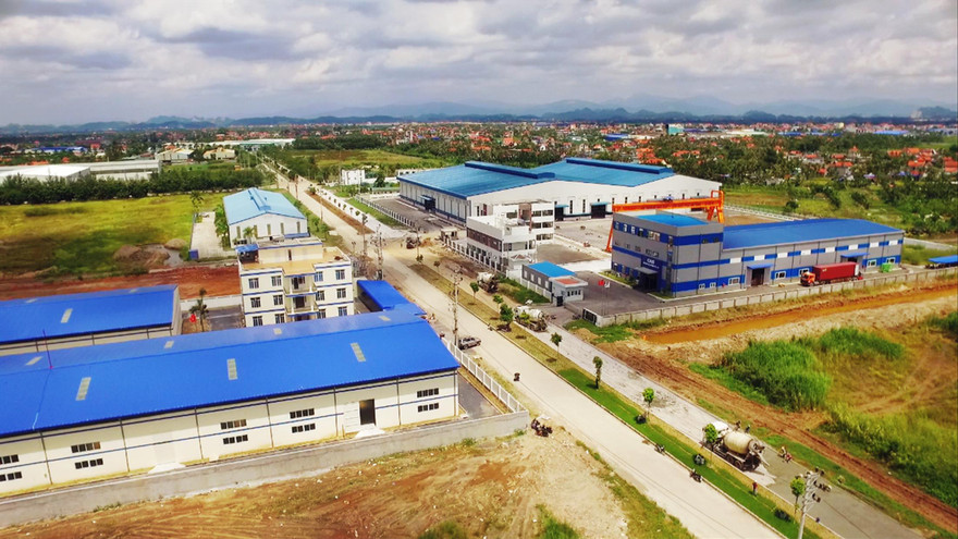 Một góc Khu công nghiệp Nam Cầu Kiền Ảnh: Website doanh nghiệp