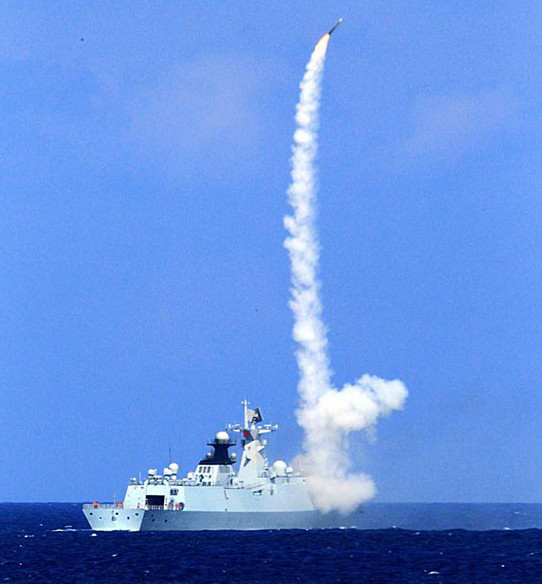 Trung Quốc tập trận trên biển ĐôngẢnh: CFP