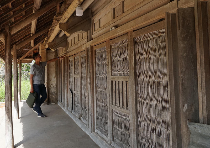 Mặt trước căn nhà của bà Huỳnh Thị Ngọ cùng anh em kế thừa 