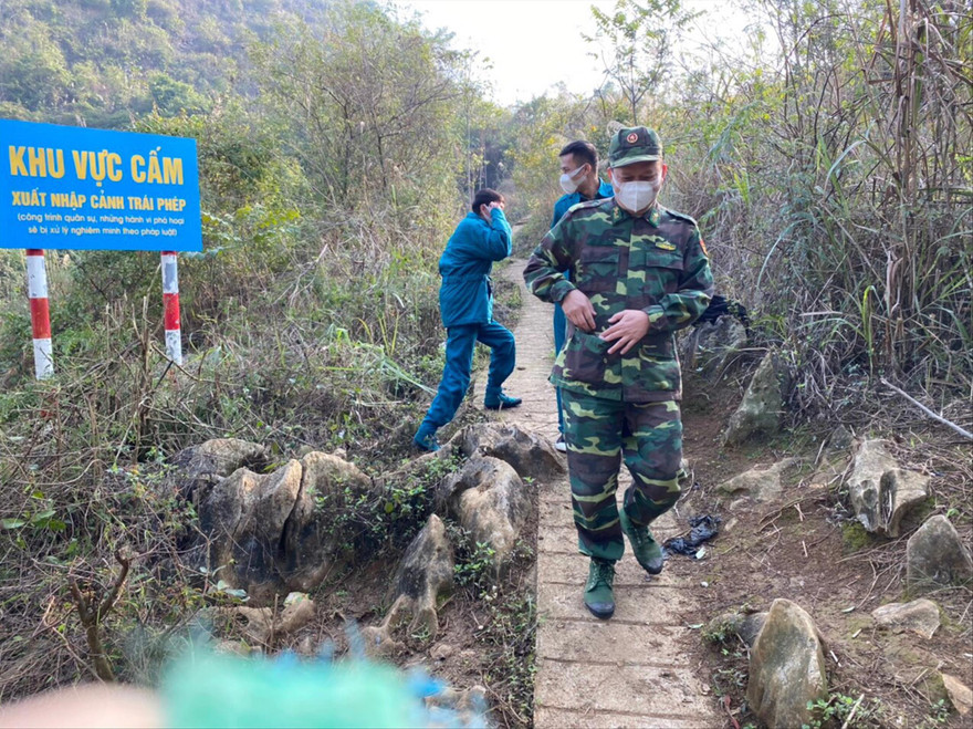 Kiểm soát chặt người nhập cảnh vào Lạng Sơn Ảnh: Duy Chiến