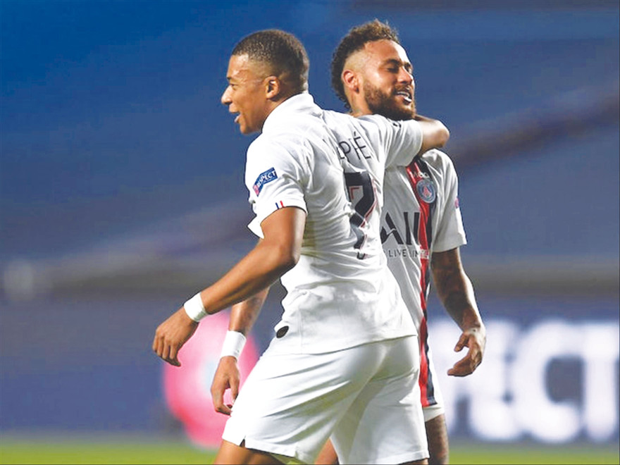 PSG được đánh giá cao nhờ cặp song sát Neymar - Mbappe