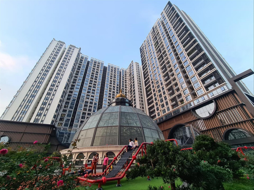 Nhiều dự án đưa vào sử dụng nhưng vẫn chưa nghiệm thu PCCC (Dự án tại Minh Khai, Hai Bà Trưng, Hà Nội) Ảnh: Trần Kháng 