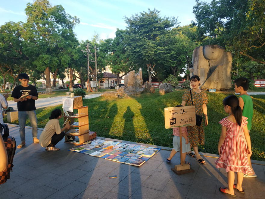 Trạm đọc miễn phí ở Huế 