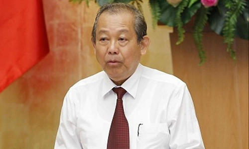 Phó Thủ tướng Thường trực Trương Hòa Bình chủ trì hội nghị trực tuyến toàn quốc về nâng cao chất lượng giải quyết thủ tục hành chính. Ảnh: L.S