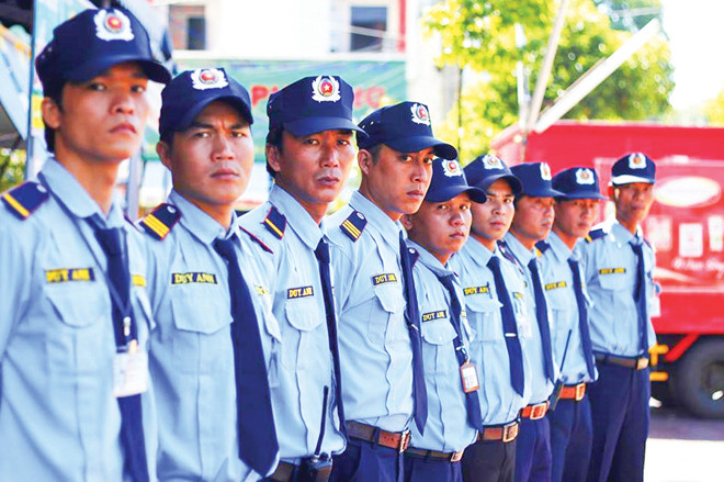 Nhóm vệ sĩ của Công ty Duy Anh 