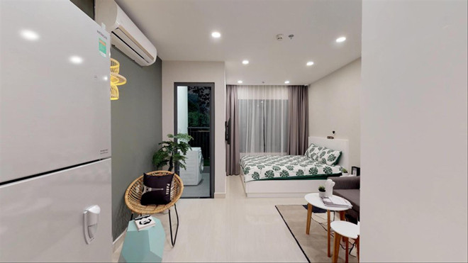 Căn hộ mẫu 28m2 tại một dự án đang thu hút khách hàng ở Hà Nội 