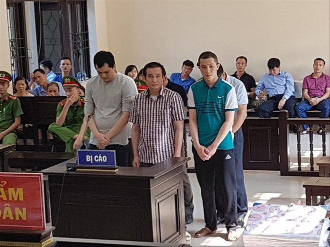 Các bị cáo tại tòa 