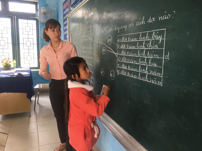 Không có chuyện giáo viên nơm nớp suốt ngày lo bị phạt. Ảnh: Nghiêm Huê