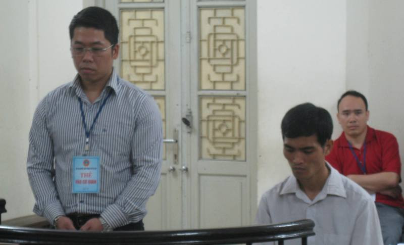 Các bị cáo trong phiên xử. Ảnh: BH