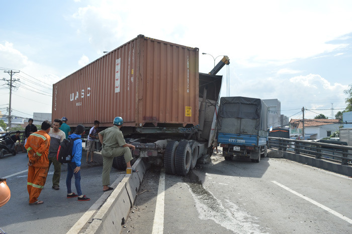 Hiện trường vụ tai nạn. Ảnh: Đông Sơn