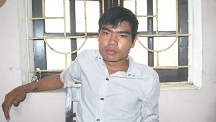 Đối tượng Vi Văn Hai tại cơ quan điều tra và hiện trường vụ trọng án.