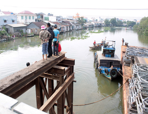 Hiện trường vụ tai nạn. Ảnh: Tân An/VnExpress