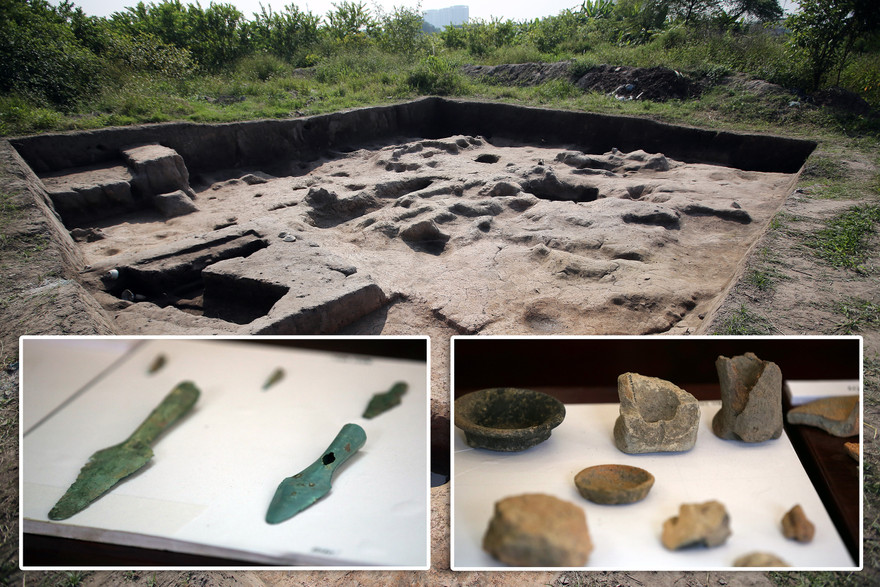 Di chỉ Vườn Chuối 3000 năm tuổi Ảnh: MẠNH THẮNG 