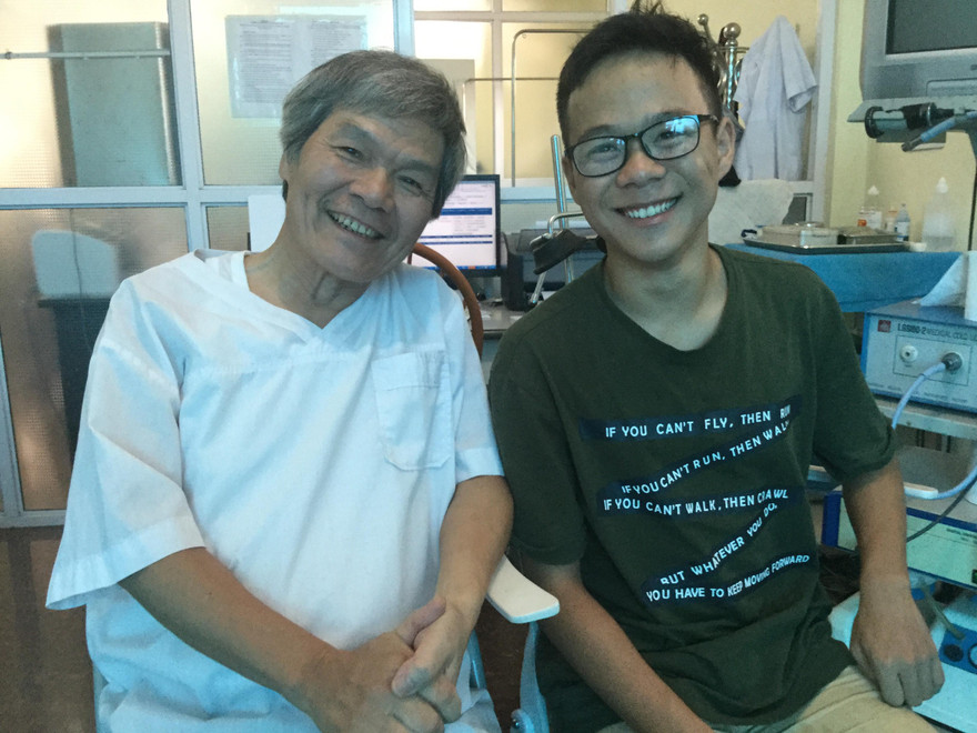 Bác cháu Lương Đức Thành đều có đam mê ngành y, chữa bệnh cứu người 