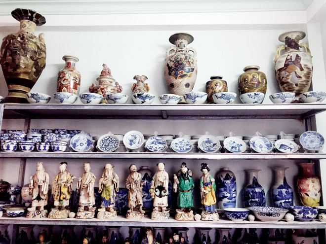 Kho đồ cổ của ông Tường với hơn 100.000 món cổ vật các thời kỳ