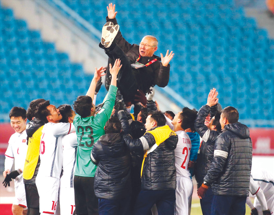 ĐT U23 Việt Nam được kỳ vọng tái lập chiến tích tại Thường Châu khi tham dự VCK U23 châu Á tại Thái Lan và đầu năm tới ảnh: HỮU PHẠM 