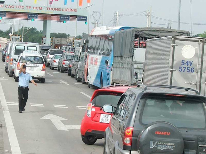 Trạm thu phí tuyến cao tốc TPHCM – Trung Lương
