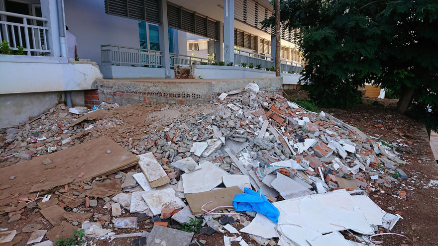 BV Đa khoa vùng vẫn tiếp tục phải vừa dùng vừa sửa chữa