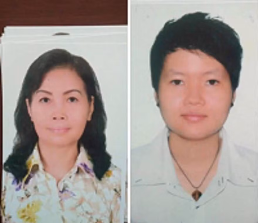 Hai bị can trong vụ án