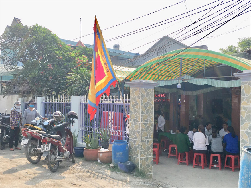 Ngôi nhà nơi xảy ra vụ việc