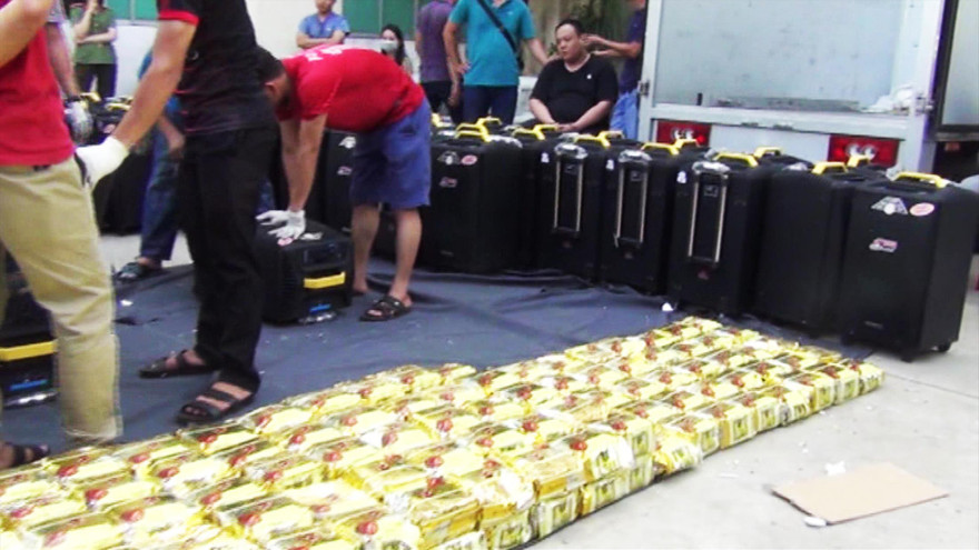 Tang vật vụ án 1,1 tấn ma túy tại TPHCM