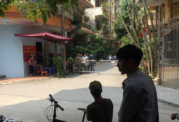 Hiện trường vụ án. Ảnh: Nguyễn Hoàn