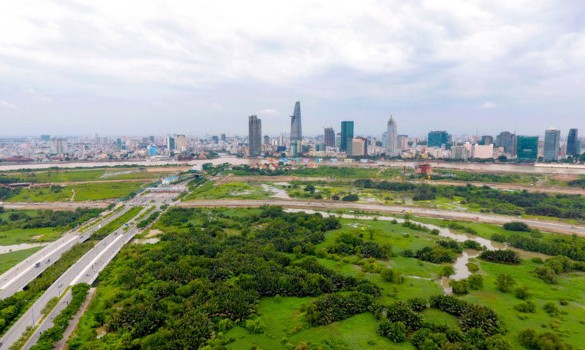 Nhiều doanh nghiệp ngoài ngành đang muốn tận dụng quỹ đất lớn để phát triển dự án BĐS tìm kiếm lợi nhuận. Ảnh: Lê Quân/Zing